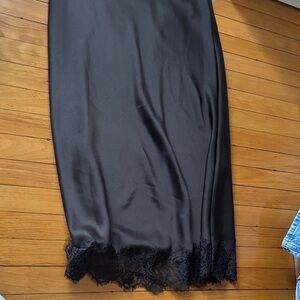Zara chocolate brown maxi skirt brand new with tags